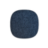Blåt denimstof cover til Go højttaler i rektangulært design fra WOOFit.