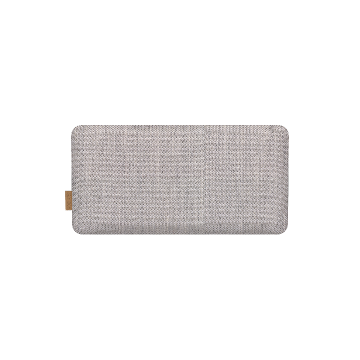 Move 150 Front højtalerfront i Stone X farve med Fiord stof fra Kvadrat og lædermærke.