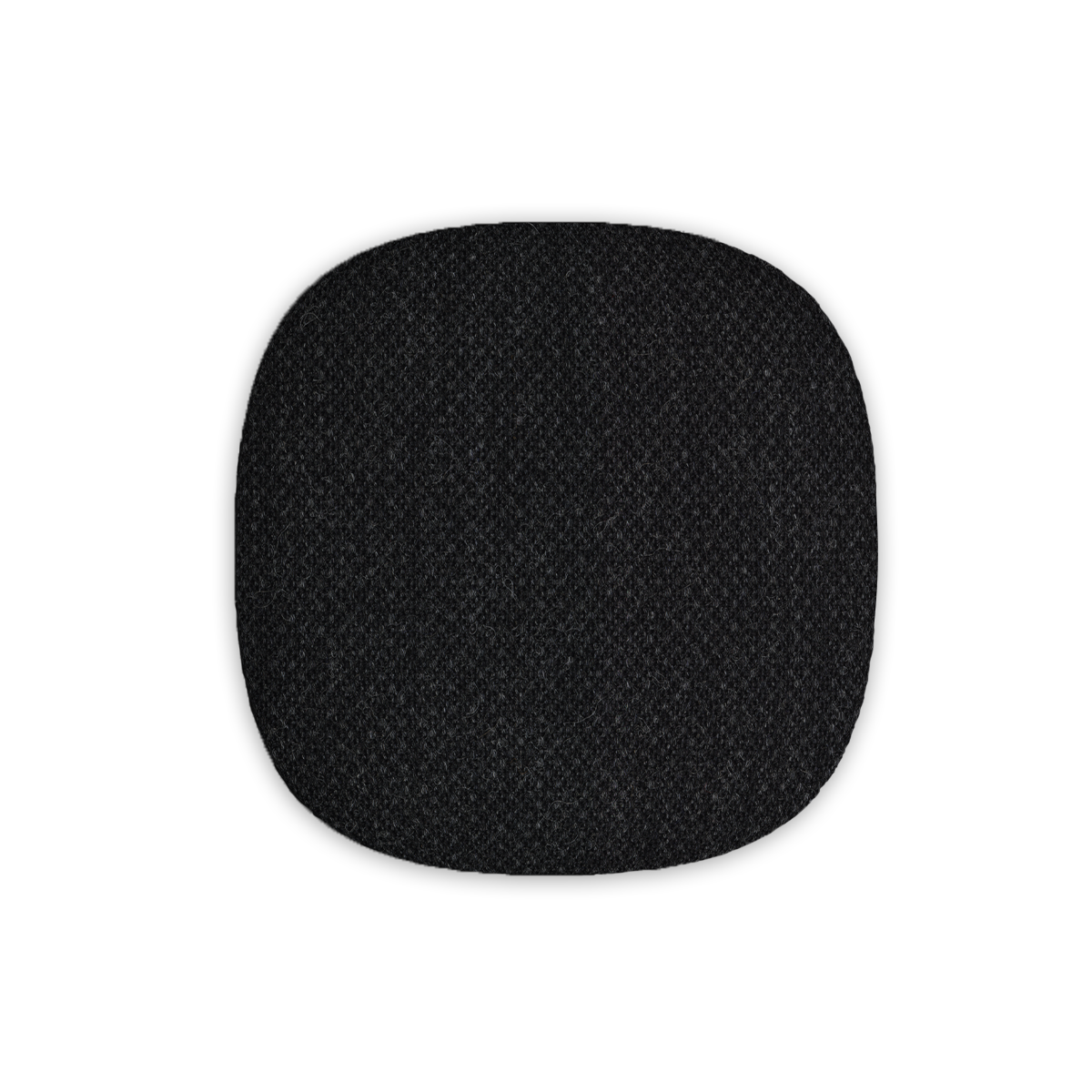 Sort Go Front cover i stof fra Kvadrat til Go-højttaler, rektangulær og slank form.