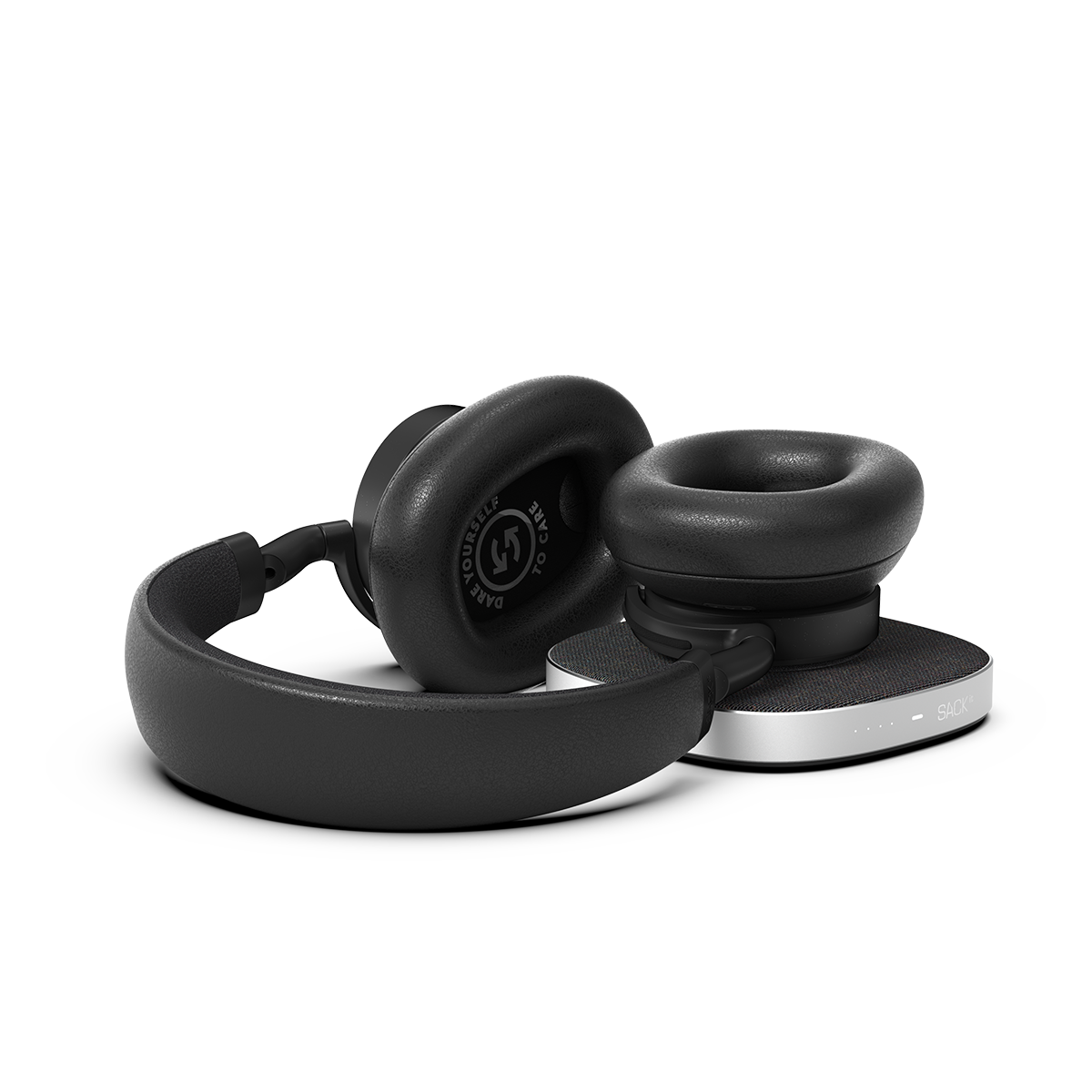 Touch 400 høretelefoner i sort med roterbare earcups og minimalistisk design.