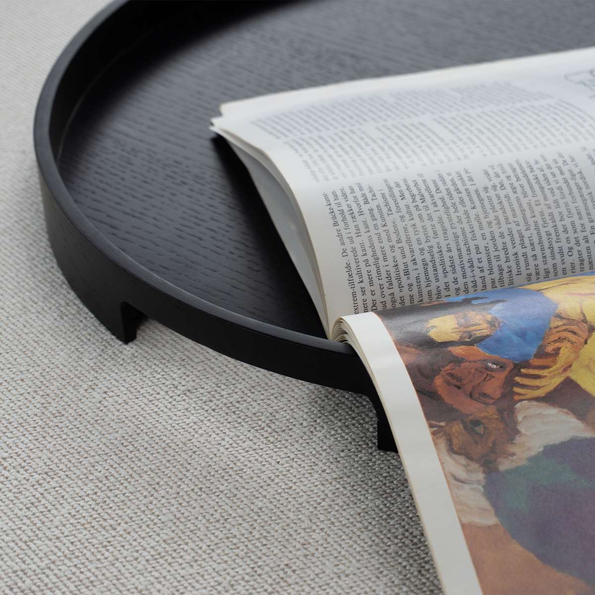 Nordic Serving Tray | Nordic Serving Tray - Black Stained Oak | SACKit