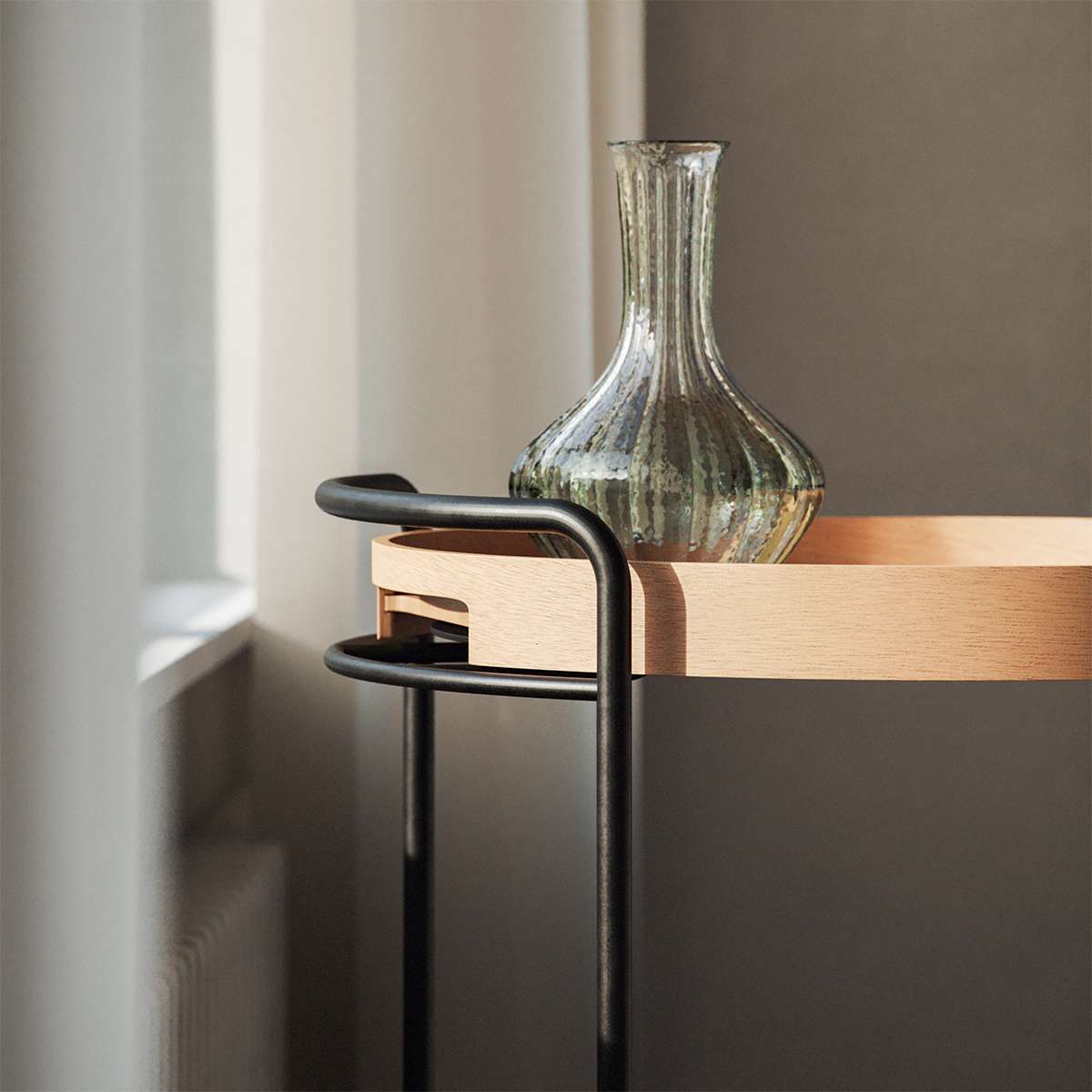 Serving Table w/ Nordic Serving Tray
