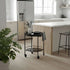 Serving Table w/ Nordic Serving Tray | Serving Table w/ Nordic Serving Tray - Black Stained Oak | SACKit