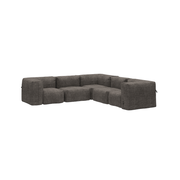 Soft Sofa Outdoor - 5 Seater Corner Sofa | Soft Sofa Outdoor - 5 Seater Corner Sofa - Kirra Noir | SACKit