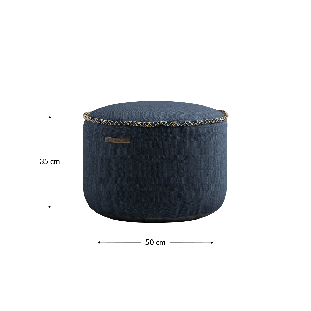 Cura Pouf | Cura Pouf - Cura Dark Blue | SACKit