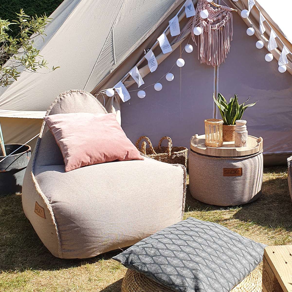 Canvas Lounge Chair | Canvas Lounge Chair - Canvas Sand | SACKit