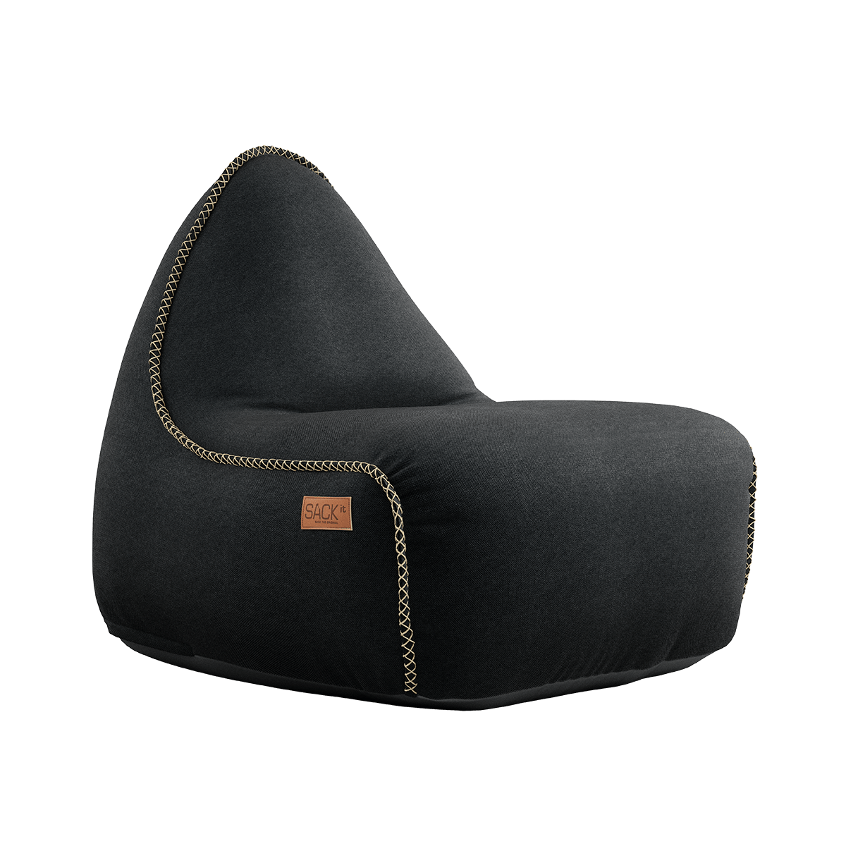 Canvas Lounge Chair | Canvas Lounge Chair - Canvas Black | SACKit