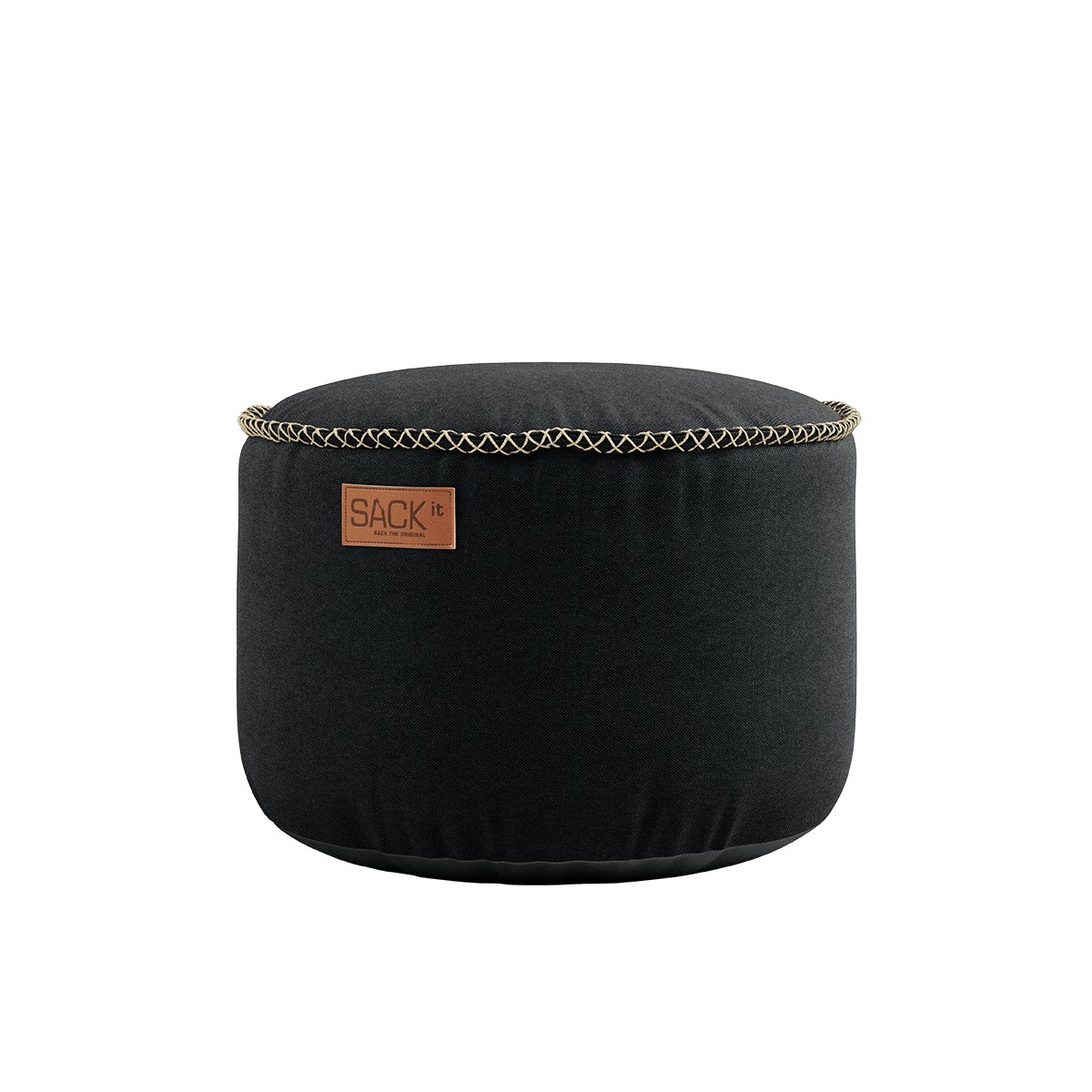 Canvas Pouf | Canvas Pouf - Canvas Black | SACKit