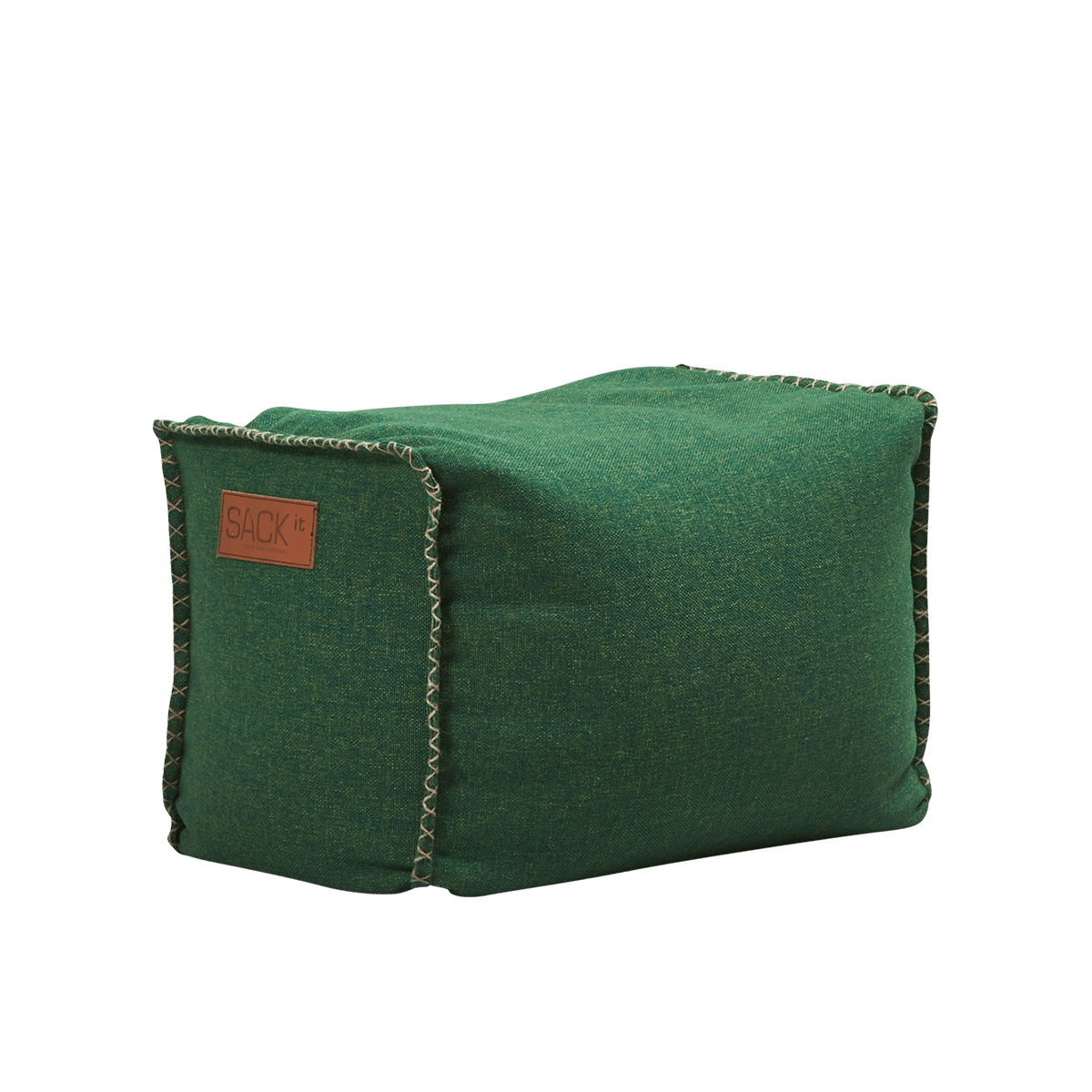 Cobana Square Pouf | Cobana Square Pouf - Cobana Green | SACKit