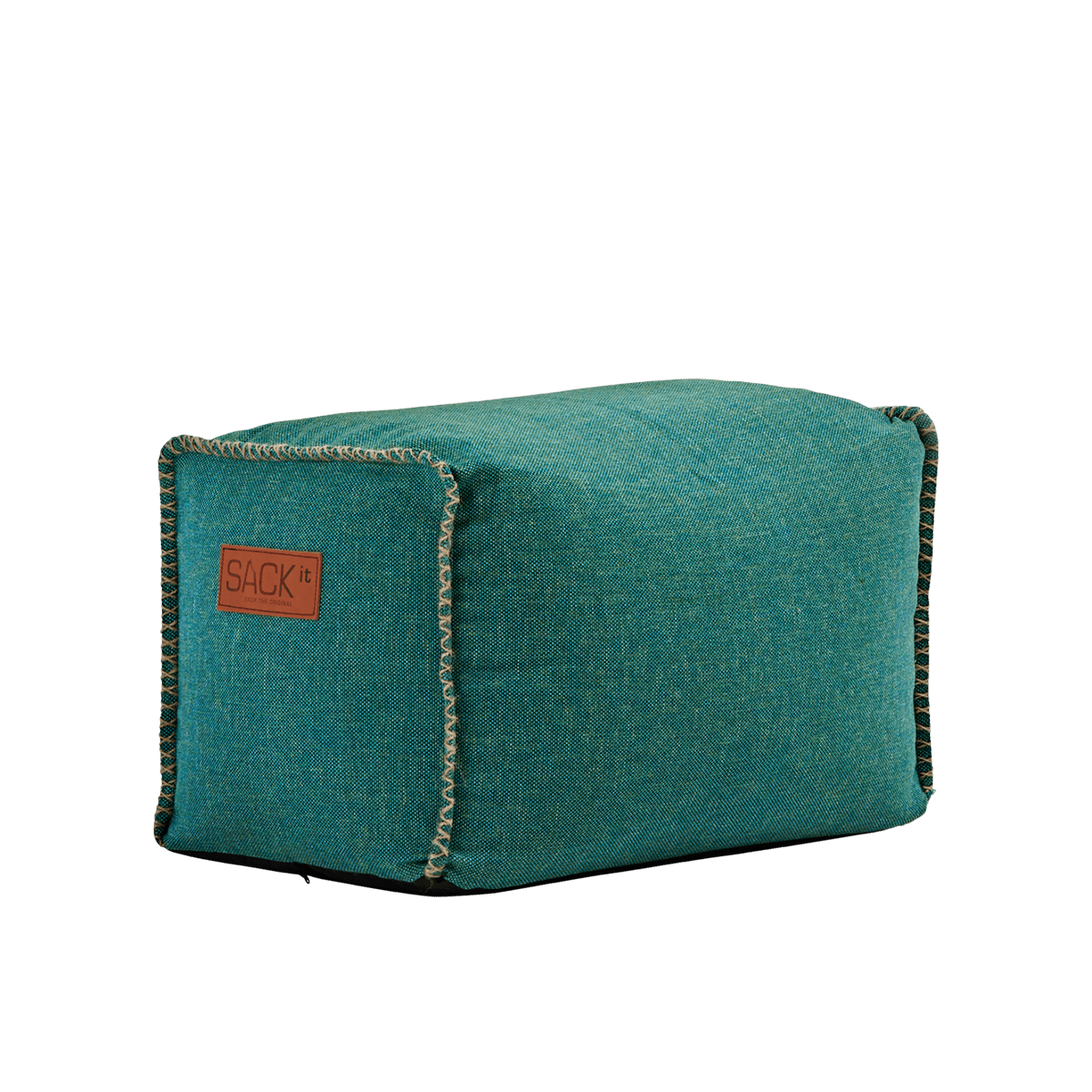 Cobana Square Pouf | Cobana Square Pouf - Cobana Petrol Melange | SACKit