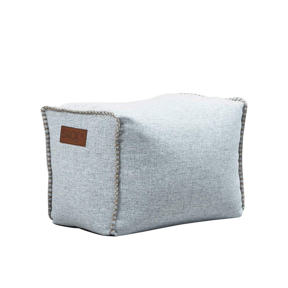 Cobana Square Pouf | Cobana Square Pouf - Cobana White | SACKit