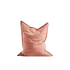 Cobana Junior Beanbag sækkestol i rosa farve med rund form og blødt tekstil.