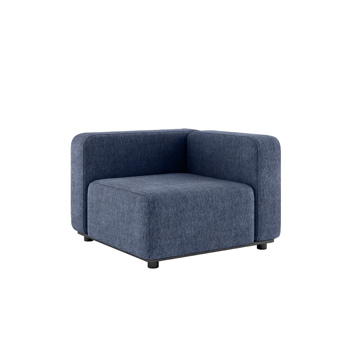 Udendørs hjørnesofa Cobana Lounge i Kirra Indigo med aluminiumsramme og tekstilpolstring.