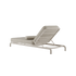 Kirra Sunbed hængekøje og solseng i sandfarvet olefin med aluminiumsramme, justerbart ryglæn.