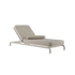 Kirra Sunbed hængekøje og solseng i sandfarvet Olefin tekstil med aluminiumsramme.