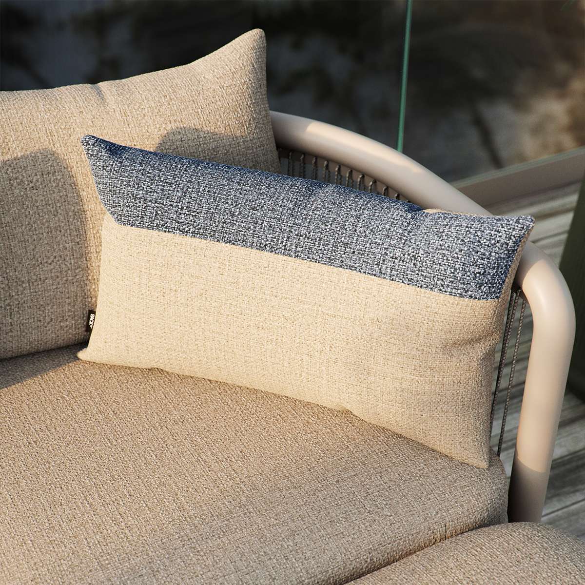 Tide Cushion | Tide Cushion - Sand/Indigo | SACKit
