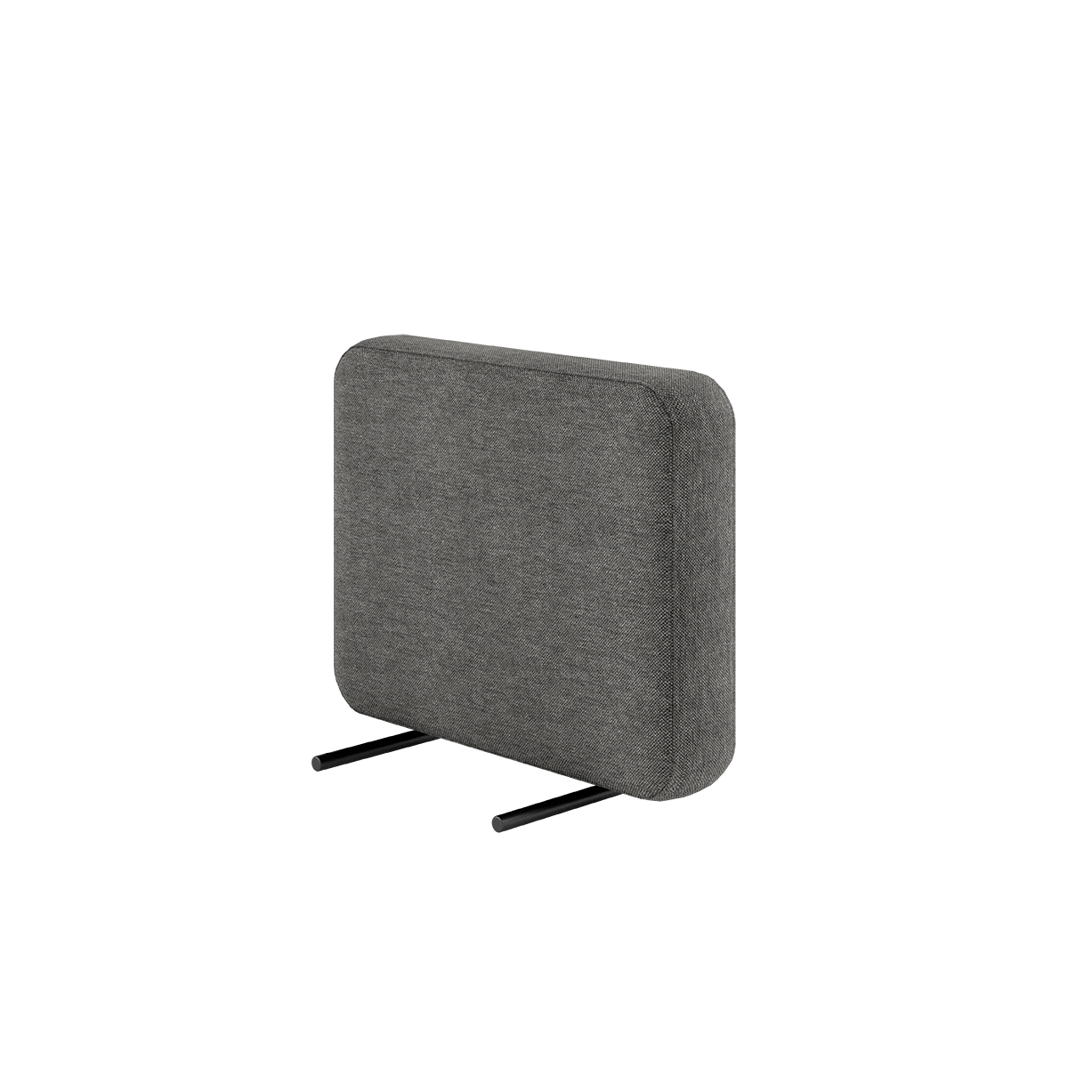 Cobana Lounge Sofa armrest in Cobana Grey with aluminum frame and outdoor fabric.