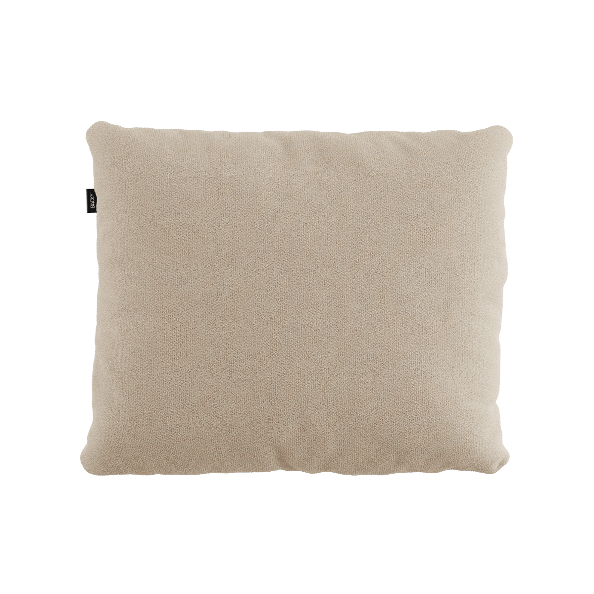 Bouclé Beige Cobana Cushion in soft, textured fabric for outdoor sofa comfort.