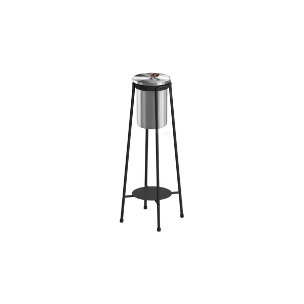 Patio Accessory Stand Ø14 + Wine Cooler | Patio Accessory Stand Ø14 + Wine Cooler - Stainless steel | SACKit