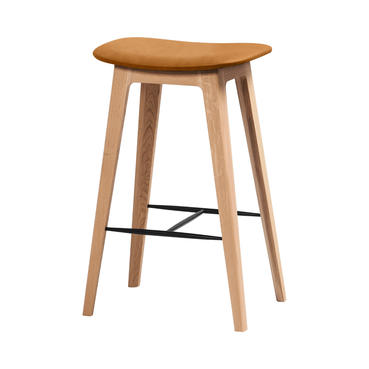 Nordic Bar Stool - Oak | Nordic Bar Stool - Oak - 68 cm Luna Sandstone | SACKit
