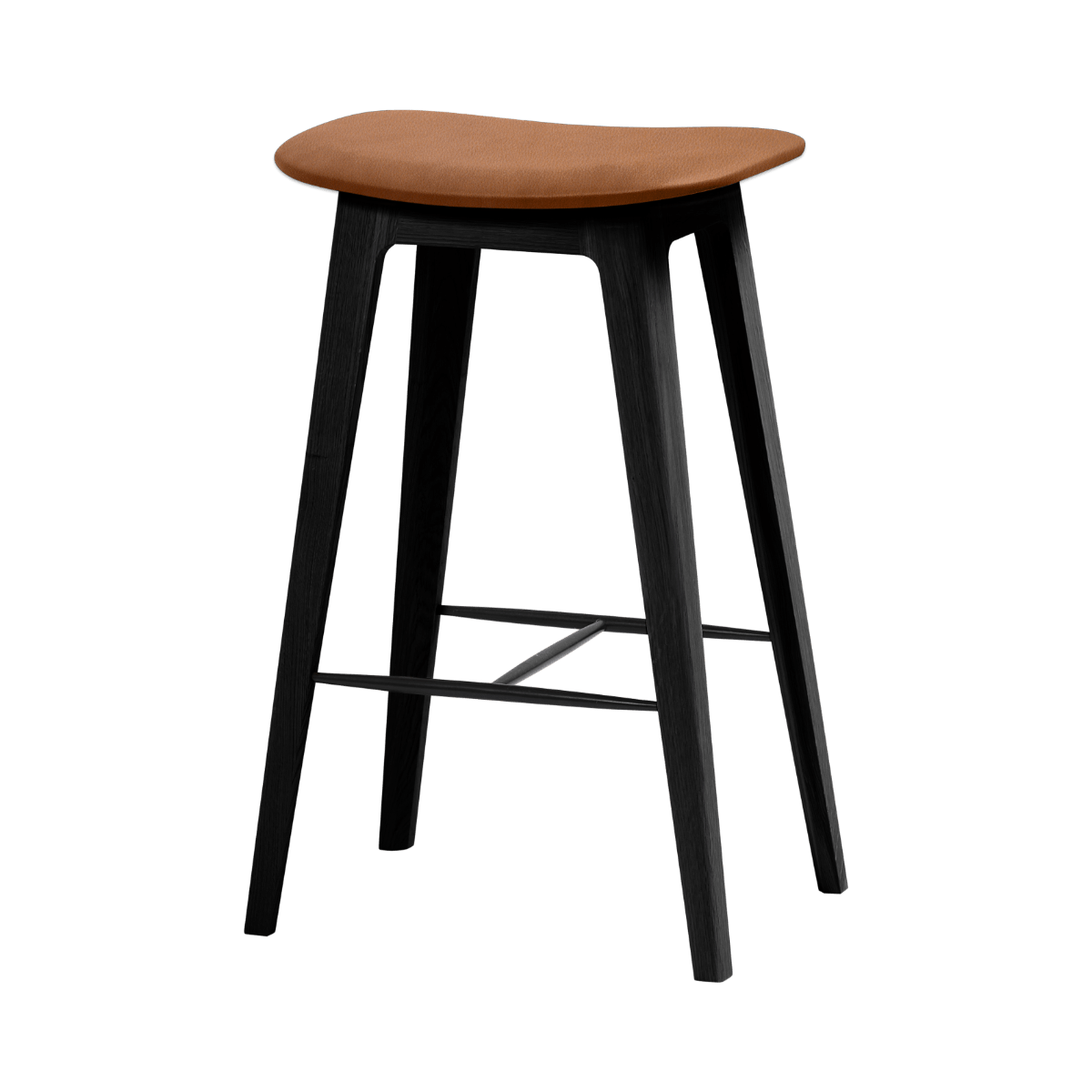 Nordic Bar Stool - Black Stained Oak | Nordic Bar Stool - Black Stained Oak - 73 cm Terra Safari | SACKit
