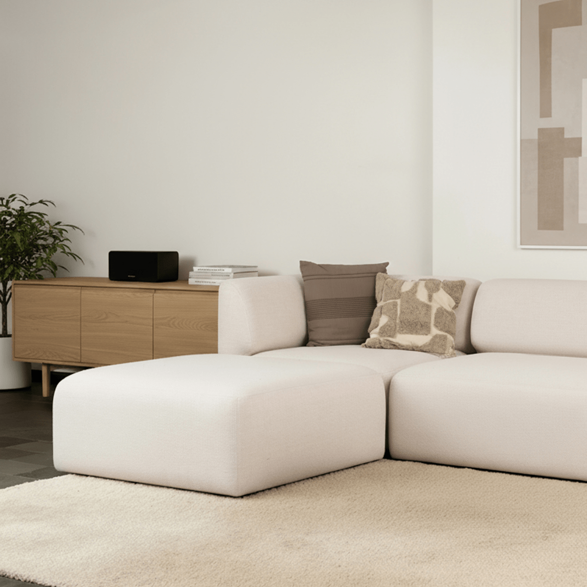 Fjord Sofa - Pouf | Fjord Sofa - Pouf - Sealife Ivory | SACKit