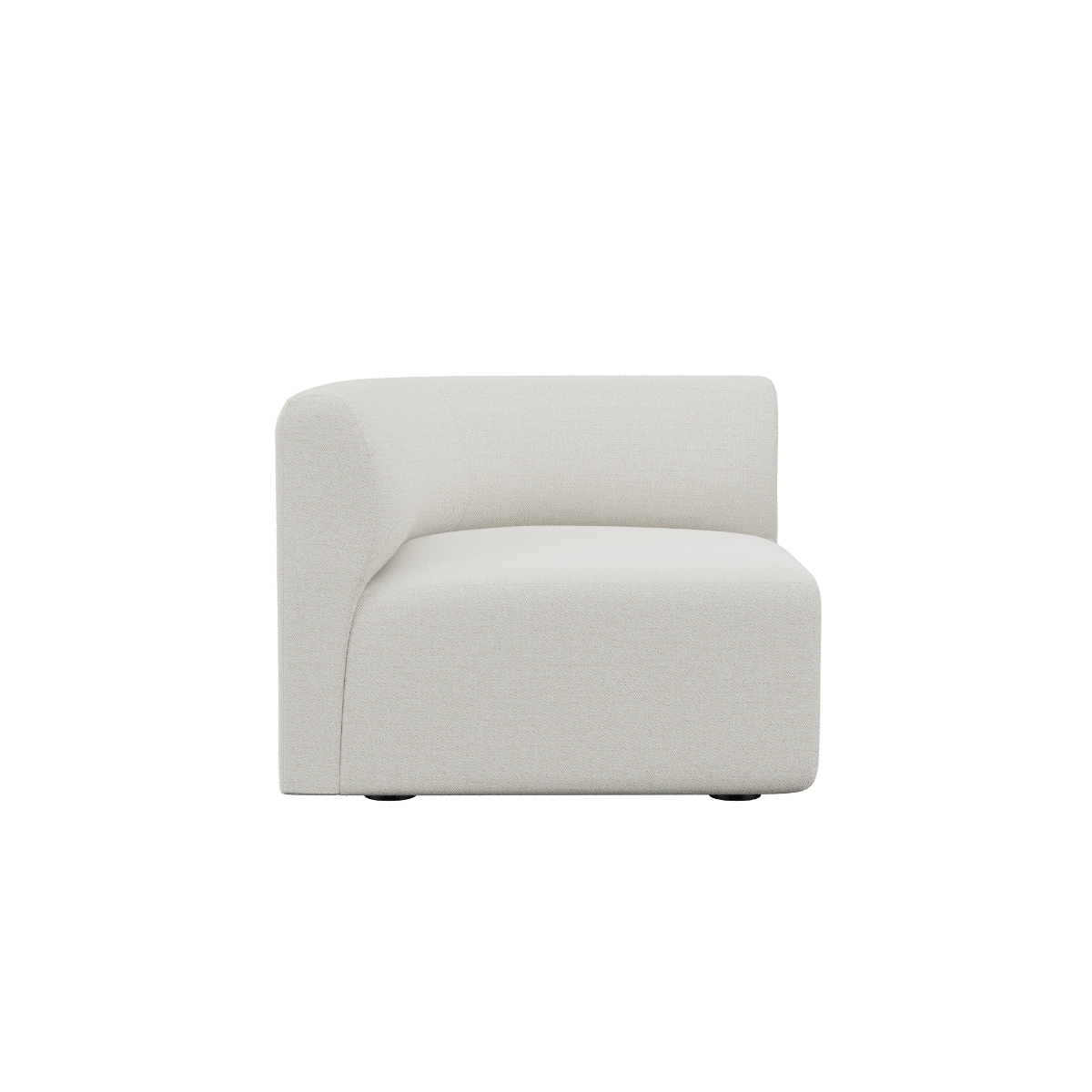 Fjord Sofa - Corner Section Left | Fjord Sofa - Corner Section Left - Sealife Ivory | SACKit
