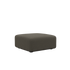 Fjord Sofa pouf i brun Sealife tekstil med bløde, afrundede kanter og skandinavisk design.