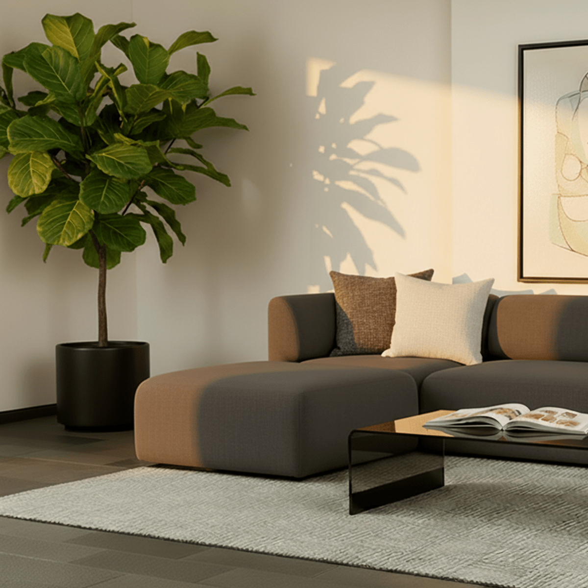 Fjord Sofa - Pouf | Fjord Sofa - Pouf - Sealife Brown | SACKit