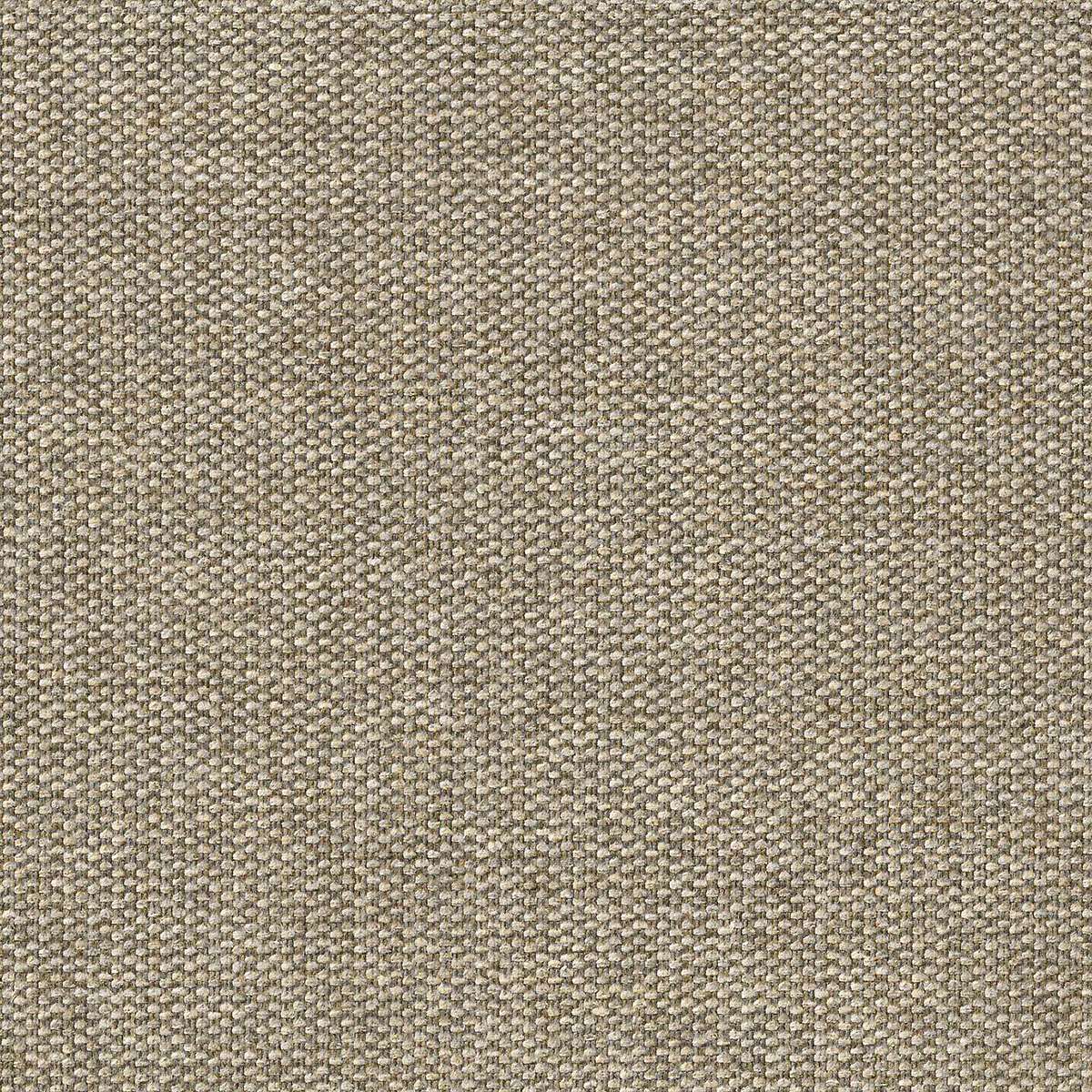 Nærbillede af slidstærkt vævet møbelstof i varme grå og beige nuancer med diskret struktur til en elegant sofa fra sackit