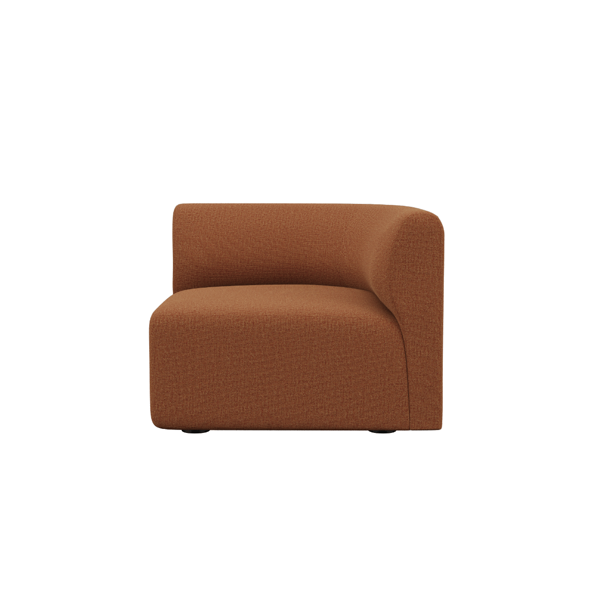 Fjord Sofa - Corner Section Right | Fjord Sofa - Corner Section Right - Cosmo Terracotta | SACKit
