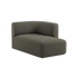 Fjord Sofa med chaiselong til højre i stof Cosmo Stone med bløde linjer og skandinavisk design.