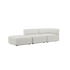 Fjord Sofa - 2 seater w/ open end | Fjord Sofa - 2 seater w/ open end - Sealife Ivory Venstre | SACKit