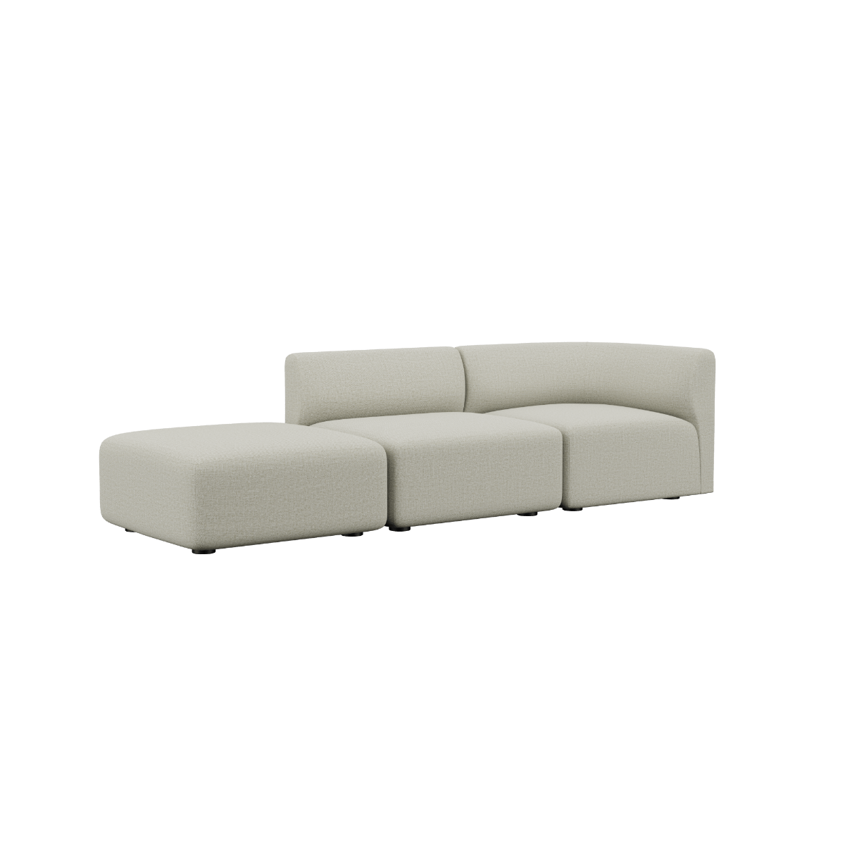 Fjord Sofa - 2 seater w/ open end | Fjord Sofa - 2 seater w/ open end - Cosmo Beige Venstre | SACKit