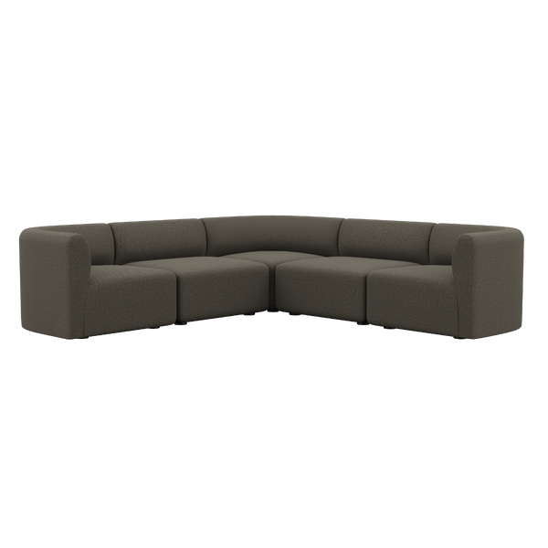 Fjord Sofa - Corner Sofa | Fjord Sofa - Corner Sofa - Sealife Brown | SACKit