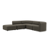 Fjord Sofa - Corner Sofa w/ open end | Fjord Sofa - Corner Sofa w/ open end - Sealife Brown | SACKit