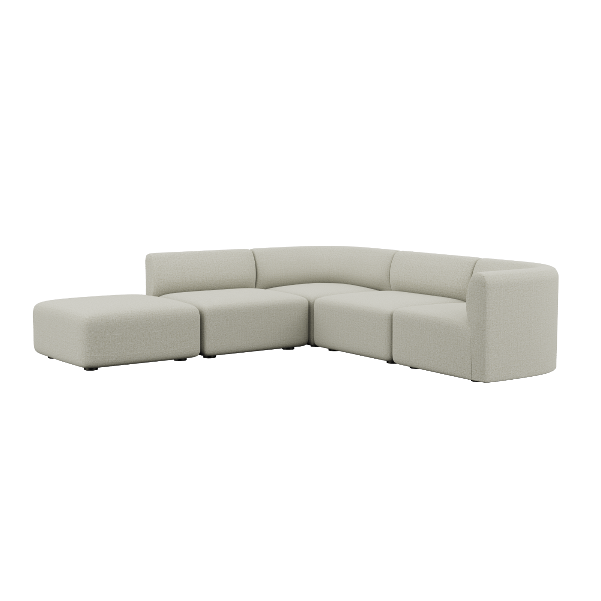 Fjord Sofa - Corner Sofa w/ open end | Fjord Sofa - Corner Sofa w/ open end - Cosmo Beige | SACKit