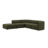 Fjord Sofa - Corner Sofa w/ open end | Fjord Sofa - Corner Sofa w/ open end - Cosmo Olive | SACKit