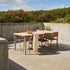Kirra Dining Table Ceramic & 6 Kirra Patio Chair