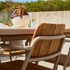 Kirra Dining Table Ceramic & 6 Kirra Patio Chair