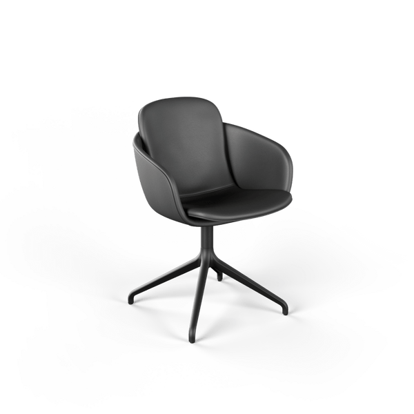 Chair no. One S2 Black Swivel | Chair no. One S2 Black Swivel - Terra Black Uden returdrej | SACKit