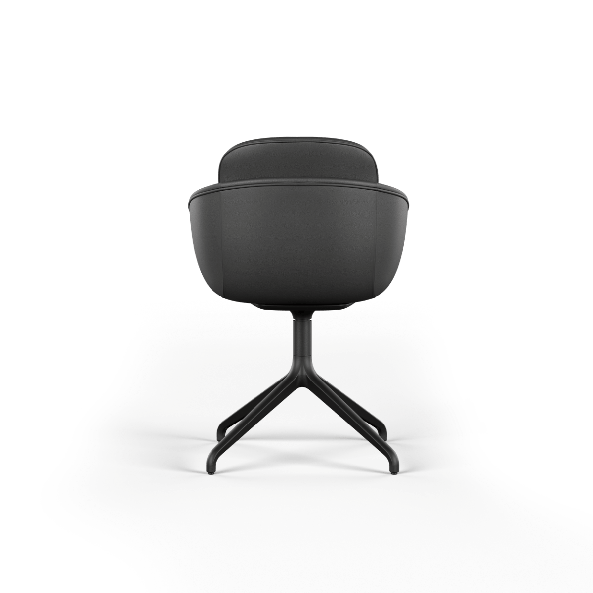 Chair no. One S2 Black Swivel | Chair no. One S2 Black Swivel - Terra Black Uden returdrej | SACKit