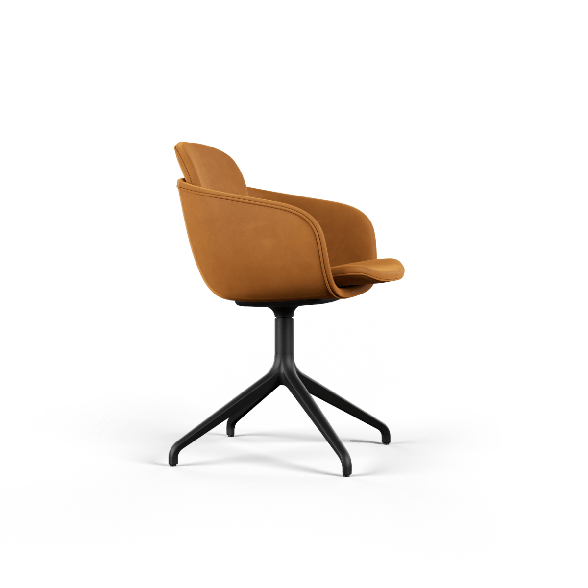 Chair no. One S2 Black Swivel | Chair no. One S2 Black Swivel - Luna Sandstone Uden returdrej | SACKit