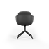 Chair no. One S2 Black Swivel | Chair no. One S2 Black Swivel - Terra Black Med returdrej | SACKit