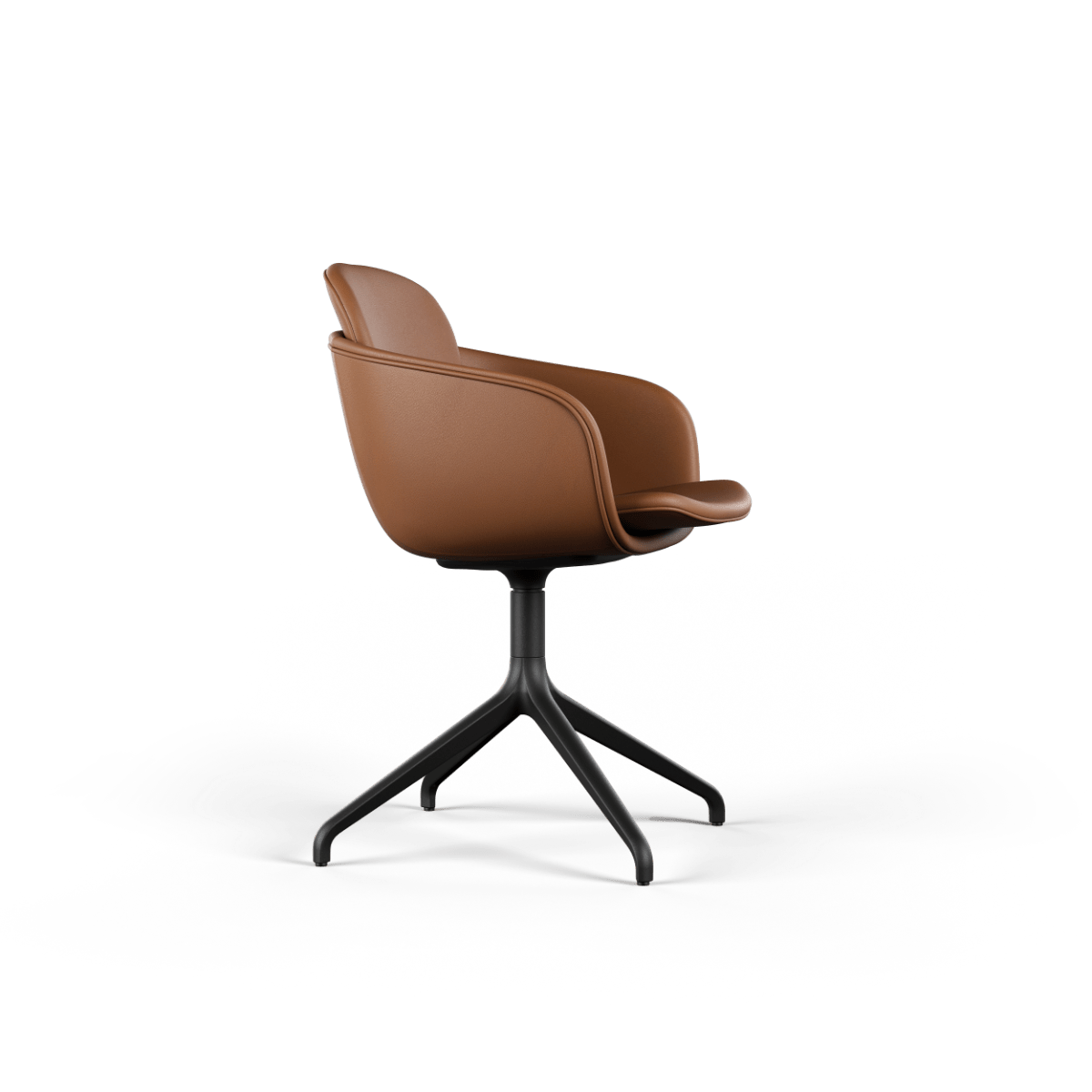 Chair no. One S2 Black Swivel | Chair no. One S2 Black Swivel - Terra Safari Med returdrej | SACKit