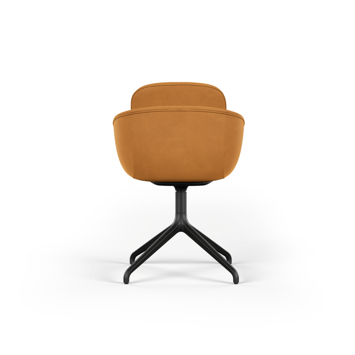 Chair no. One S2 Black Swivel | Chair no. One S2 Black Swivel - Luna Sandstone Med returdrej | SACKit