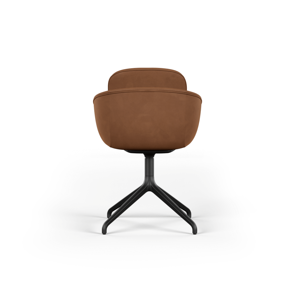 Chair no. One S2 Black Swivel | Chair no. One S2 Black Swivel - Luna Walnut Med returdrej | SACKit