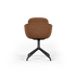 Chair no. One S2 Black Swivel | Chair no. One S2 Black Swivel - Luna Walnut Med returdrej | SACKit