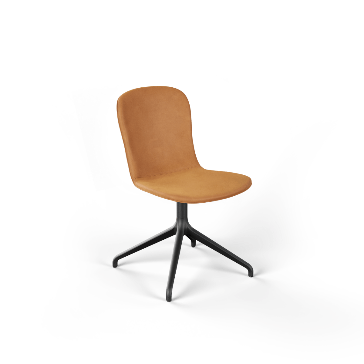 Chair no. One S1 Black Swivel | Chair no. One S1 Black Swivel - Luna Sandstone Uden returdrej | SACKit
