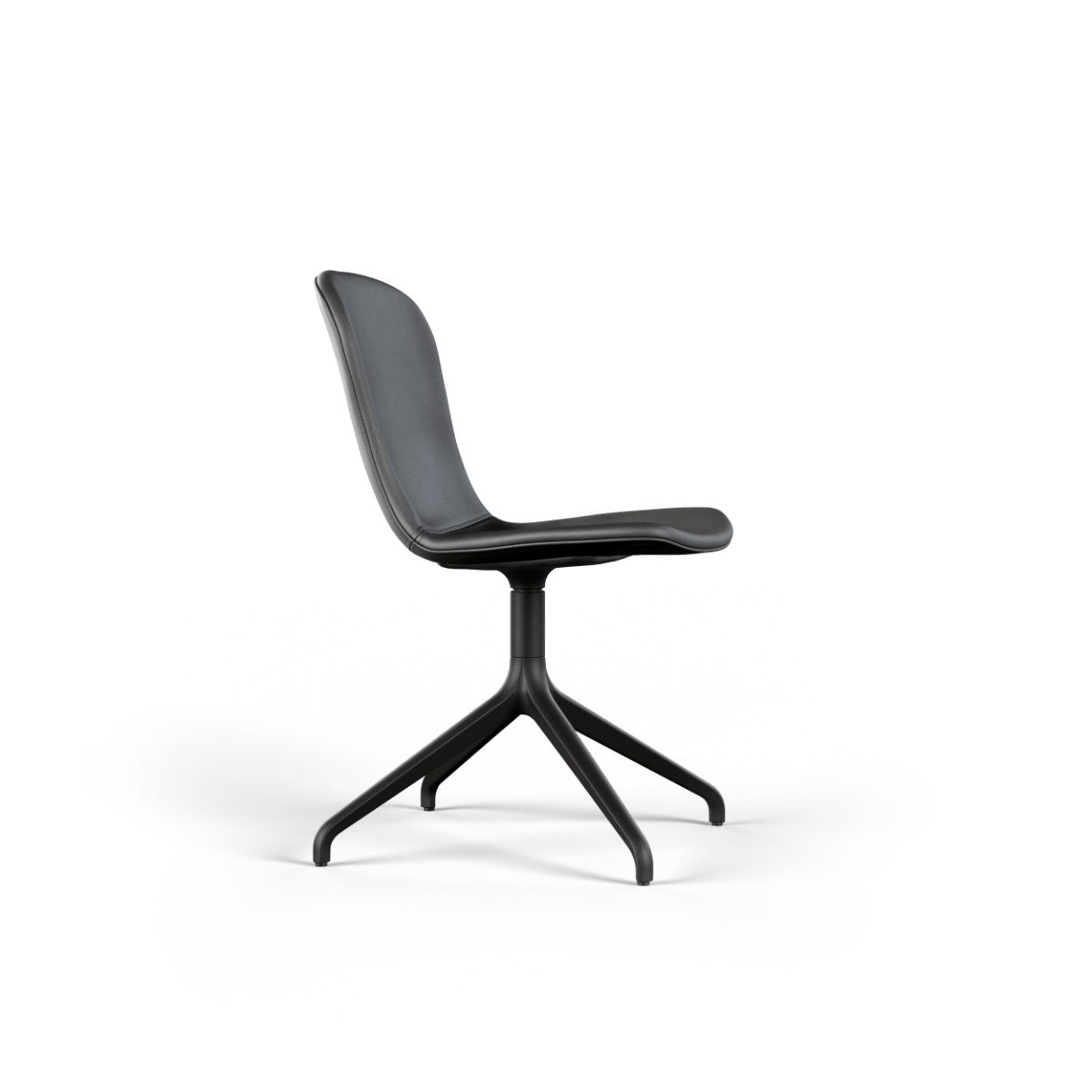 Chair no. One S1 Black Swivel | Chair no. One S1 Black Swivel - Terra Black Med returdrej | SACKit